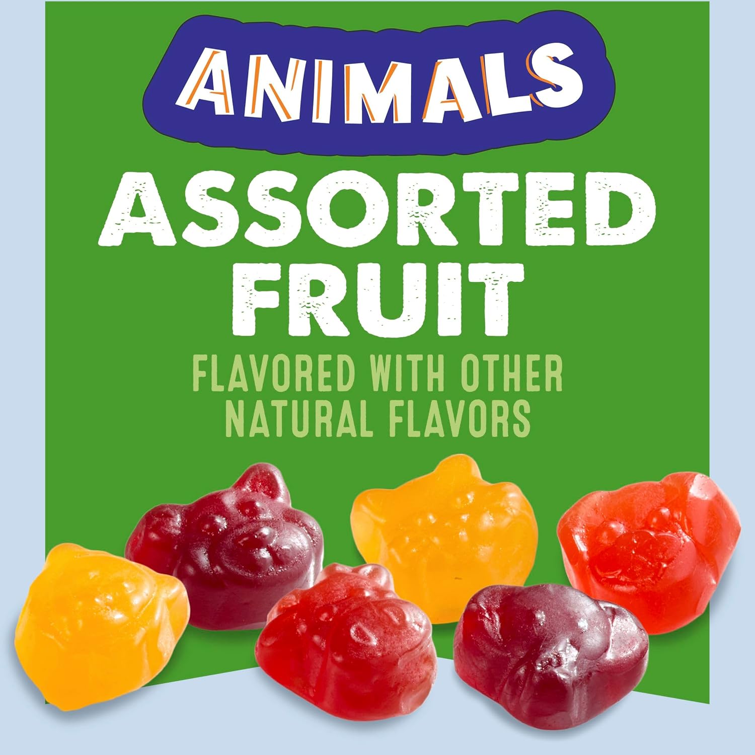 Mott's Animals Assorted Fruit Flavored Snacks, Valentine's Day, Gluten Free, Family Pack, 40 Ct, 32 oz
