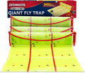 Catchmaster Giant Fly Glue Trap 3-Pack 30 Feet Each, Adhesive Fly Traps Outdoor, Sticky Bug Catcher, Bulk Flying Insect Paper Roll, Pet Safe Pest Control for Garage, Barn, Greenhouse & Garbage Room