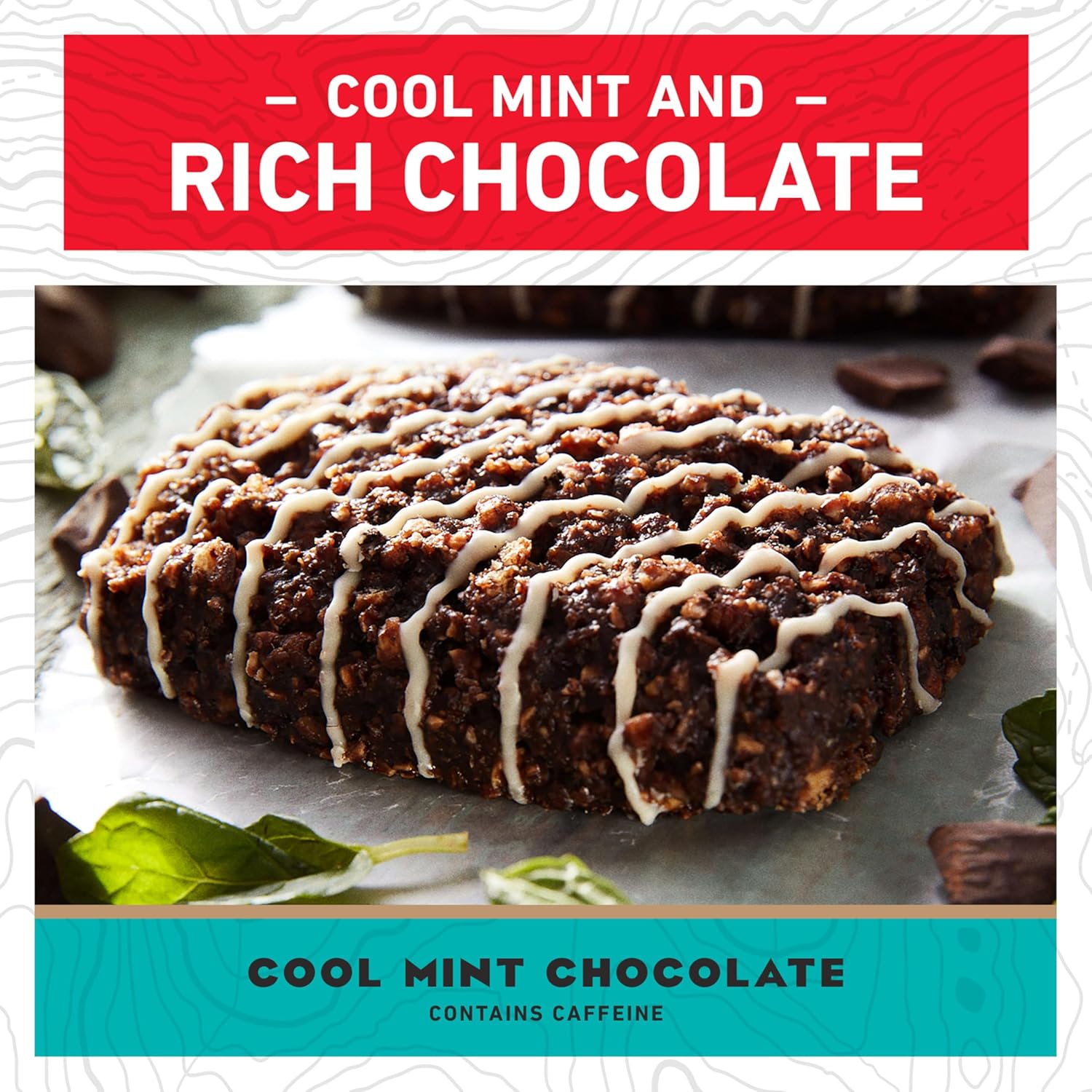 CLIF BAR - Energy Protein Bars - Cool Mint Chocolate with Caffeine - Made with Organic Oats - Energy Bars - Non-GMO - (10 Pack)