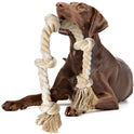 Fida Dog Rope Toys for Large/Medium Aggressive Chewers, Tough Cotton Chew Toy, 3 Feet 5 Knots Indestructible, Tug of War Dog Pull Rope Teeth Cleaning