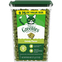 Greenies Cat Treats, Feline Veterinarian-Recommended Adult Natural Dental Treats, Catnip Flavor, 9.75 oz. Tub