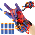 Spider Gloves Man Web Shooter Toy with Wrist, Spider Launcher Gloves Cosplay Toy Set for Kids