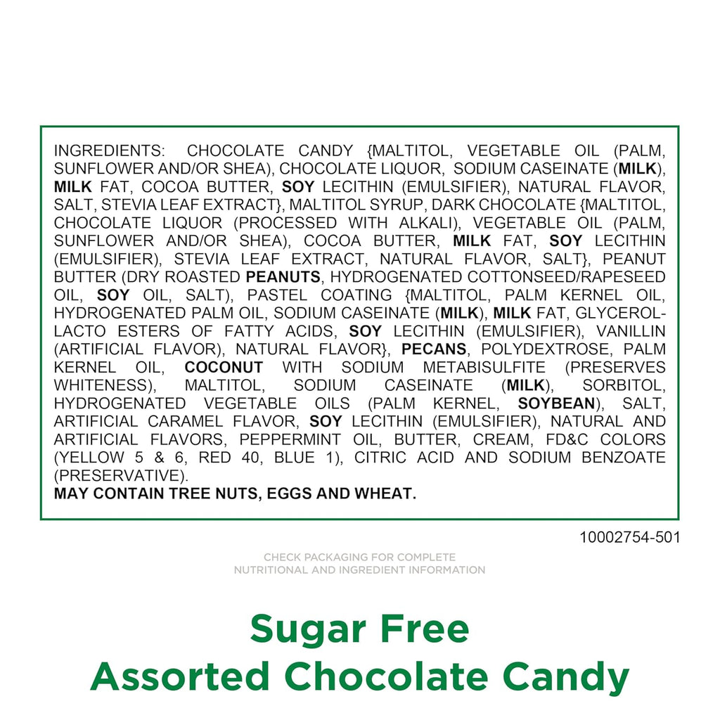 RUSSELL STOVER Sugar Free Assorted Chocolate Candy, 15.7 oz. bag