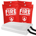 4 Pack Fire Blanket 40” x 40” – Emergency Fire Blanket for Kitchen & Home, Fiberglass Fire Suppression Blanket