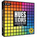 HUES and CUES - Vibrant Color Guessing Board Game for 3-10 Players Ages 8+, Connect Clues and Guess from 480 Color Squares