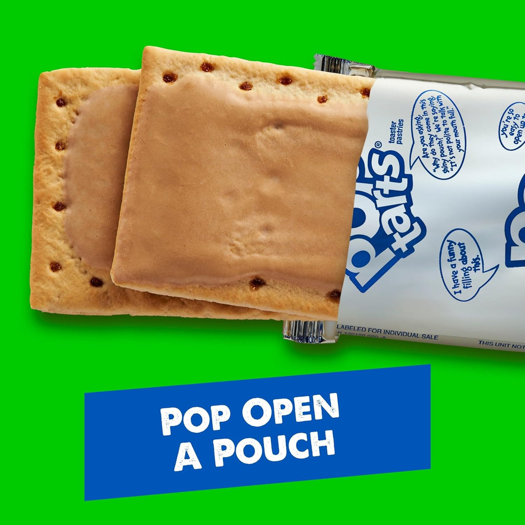 Pop-Tarts Toaster Pastries, Breakfast Foods, Kids Snacks, Family Pack, Frosted Brown Sugar Cinnamon (32 Pop-Tarts)