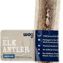 Brand - Wag Split Elk Antler, Naturally Shed, Long Lasting for Aggressive Chewers, Medium (Best for Dogs 15-30 lbs)