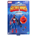 Marvel Legends Series Secret Wars Spider-Man (Alien Costume), Retro Comics Collectible 6 Inch Action Figure with Lenticular Shield