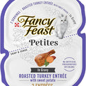 Purina Fancy Feast Petites With Roasted Turkey Entrée with Sweet Potato in Gravy Gourmet Wet Cat Food - (Pack of 12) 2.8 oz. Tubs