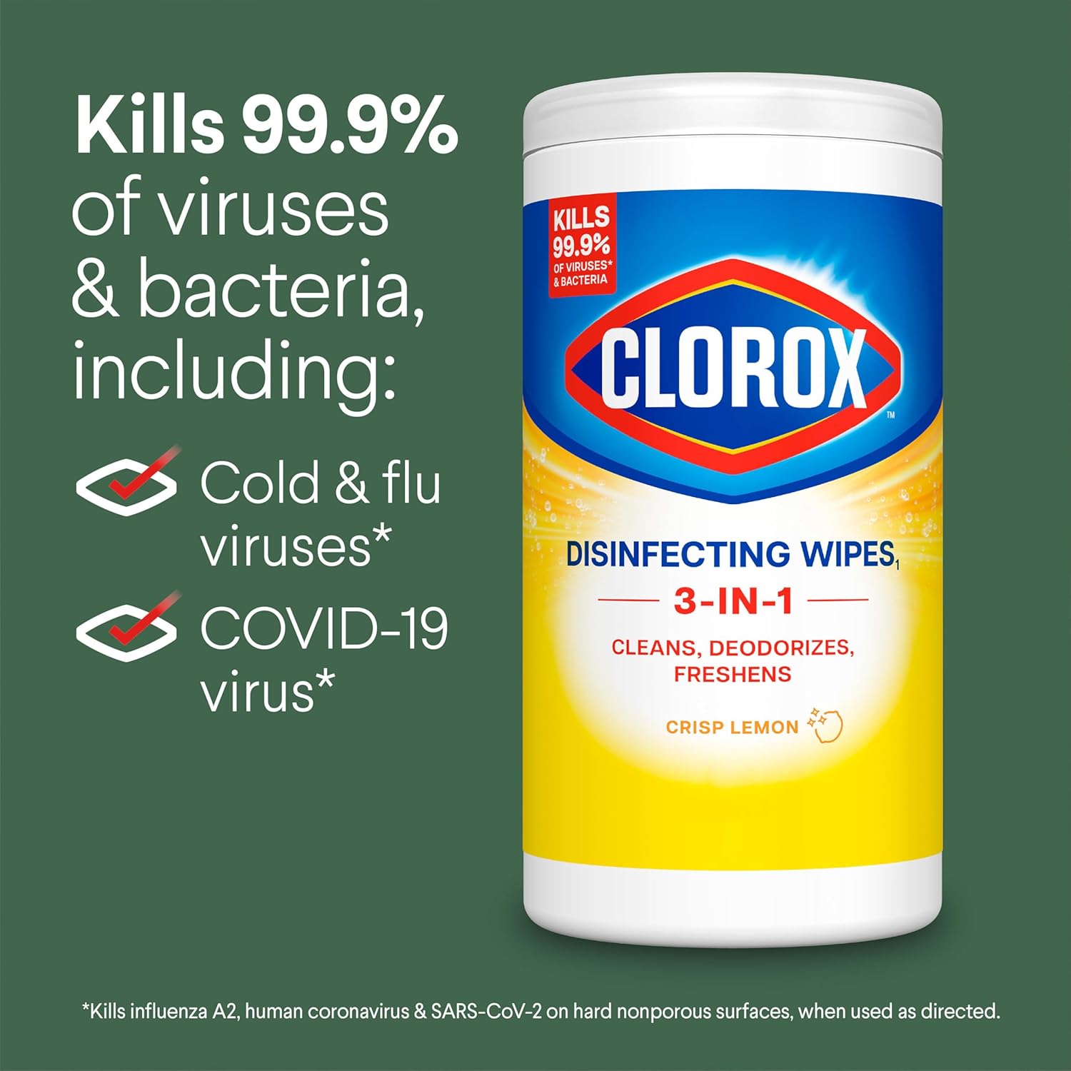 Clorox Disinfecting Cleaning Wipes Variety Pack, 75 Count Each, Pack of 4 (Package May Vary)