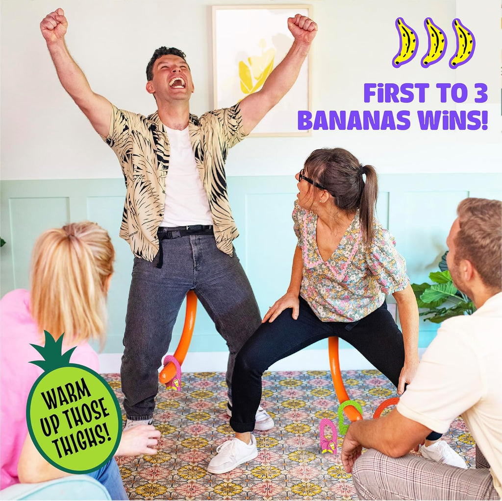 It’s Bananas! The Monkey Tail Game – Funny Family & Party Game for Kids & Adults | Hilarious Gift for Birthday, Bachelorette, Thanksgiving, White Elephant