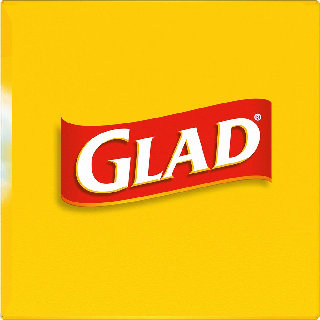 Glad OdorShield Small Trash Bags, Febreze Fresh Clean, 4 Gal, 26 Ct (Package May Vary)