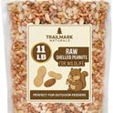 11 LB - Raw Shelled Peanuts for Squirrels, Out of Shell Peanuts for Birds and Wildlife- Squirrel Food, Wild Bird Seed - Grown in The USA