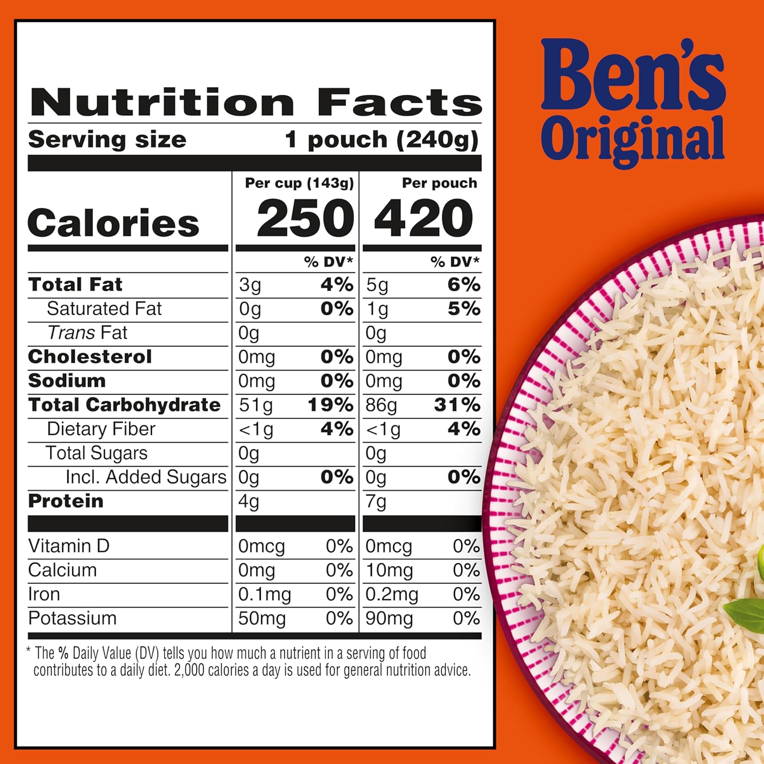 BEN'S ORIGINAL Ready Rice Jasmine Rice, Easy Dinner Side, 8.5 OZ Pouch (Pack of 6)