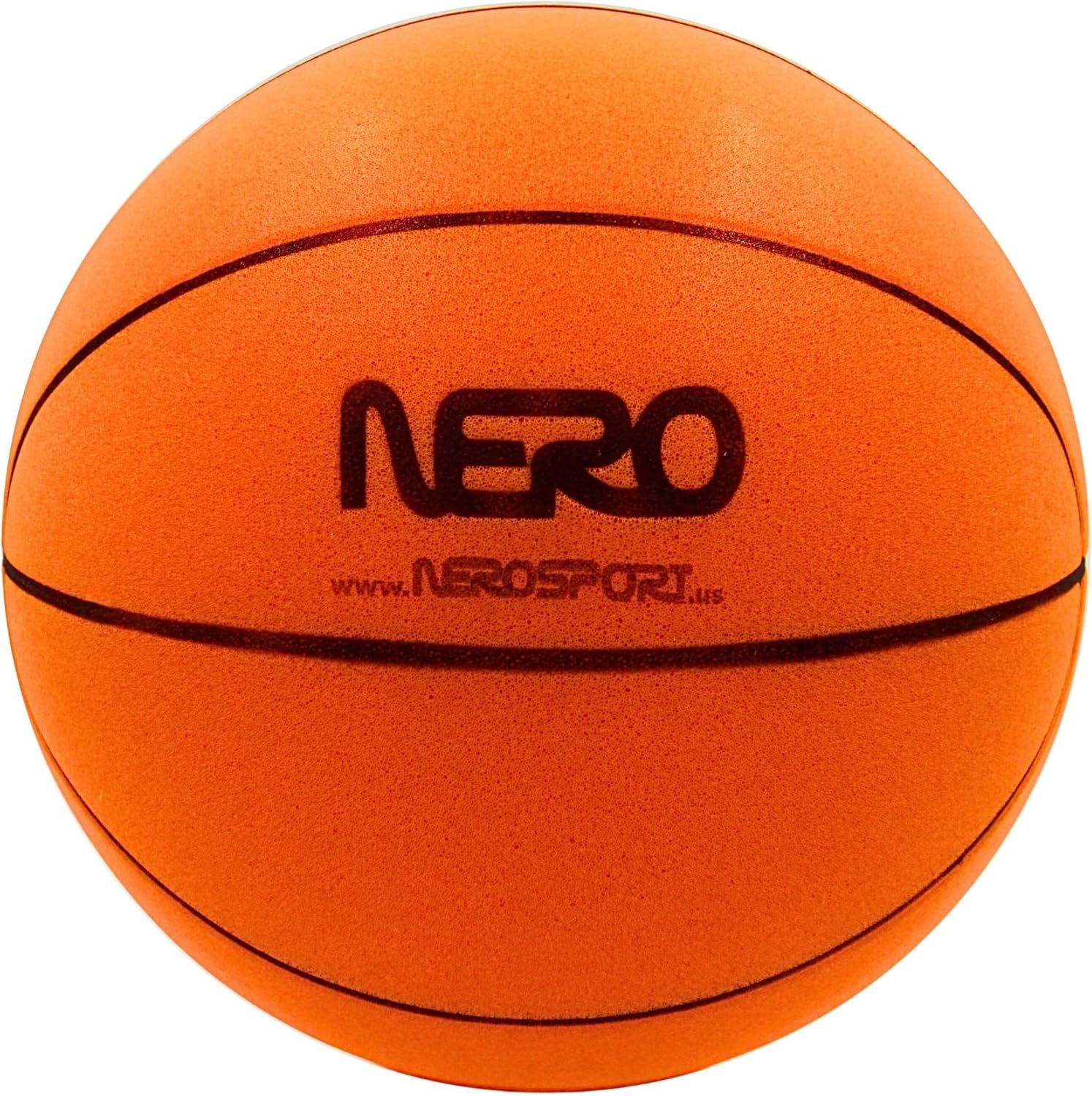 NERO SPORT Ninja Silent Basketball- Soft Foam Indoor Hoop Play | Soundless Ball for Quiet Dribbling and Indoor Training