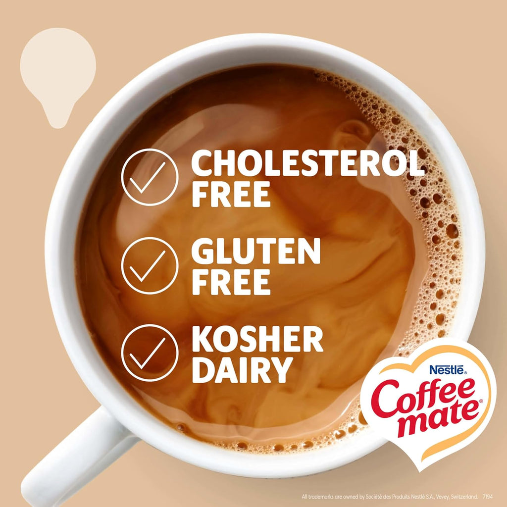 Nestle Coffee mate Coffee Creamer, Original, Liquid Creamer Singles, Non Dairy, No Refrigeration, 0.375 fl oz Tubs (Pack of 360)