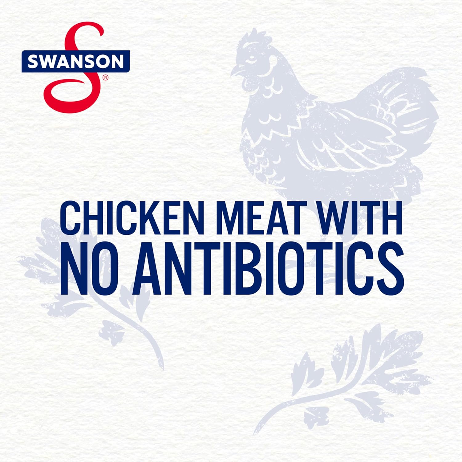 Swanson White Premium Chunk Chicken Breast with Rib Meat in Water, 4.5 oz. (Pack of 4)