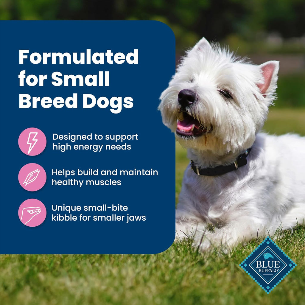 Blue Buffalo Life Protection Formula Adult Small Breed Dry Dog Food, Supports High Energy Needs, Made with Natural Ingredients, Chicken & Brown Rice Recipe, 5-lb. Bag - Cart Shape