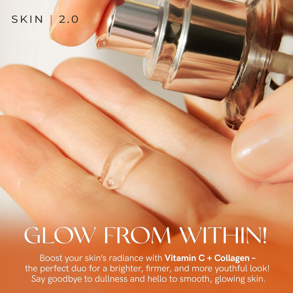 Vitamin C Serum - Dermatologist Tested, Anti-Aging & Dark Spot Remover 1.69 Fl. oz - Cart Shape