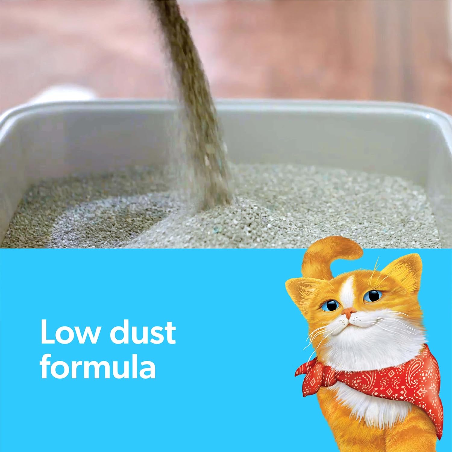 Fresh Step Extreme Clumping Litter With Febreze Freshness, Mountain Spring Scent Clumping Cat Litter With Guaranteed Odor Control, 14 lb. Box