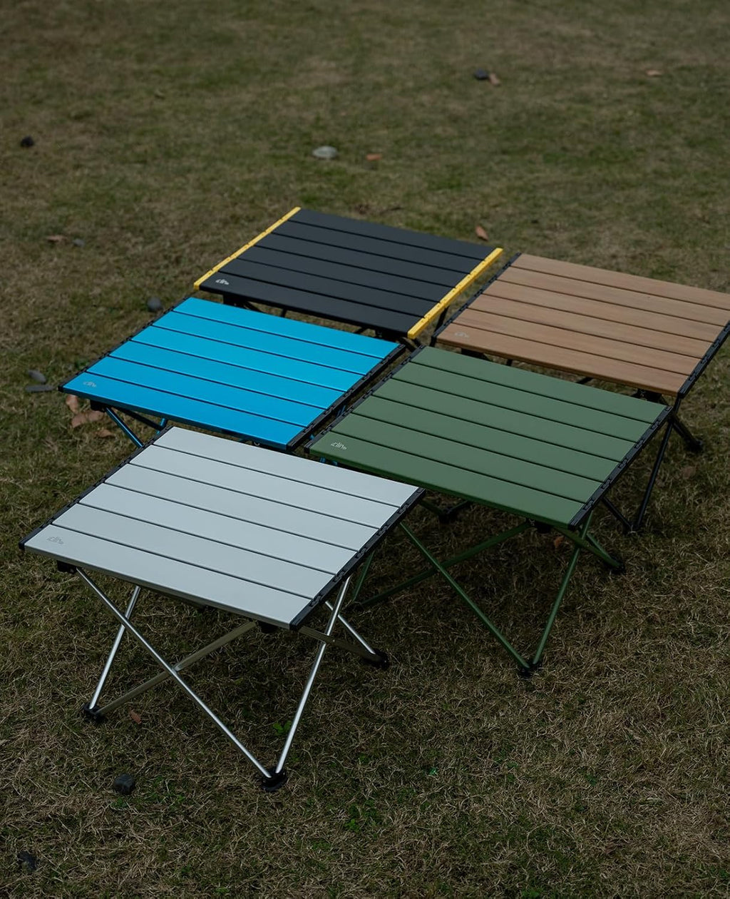 iClimb Ultralight Compact Camping Folding Table with Carry Bag (Black - S)