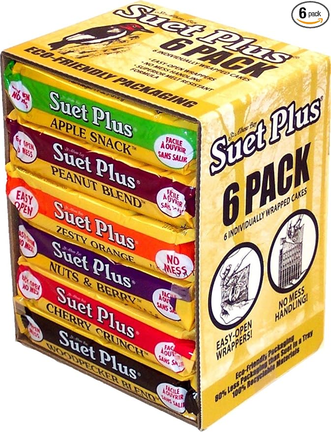 Wildlife Sciences Suet Plus 6 Pack Variety Feeder