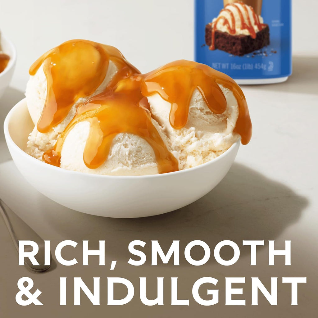GHIRARDELLI Premium Dessert Sauce 16 oz Bottle, Sea Salt Caramel – Smooth Salted Caramel for Desserts & Drinks