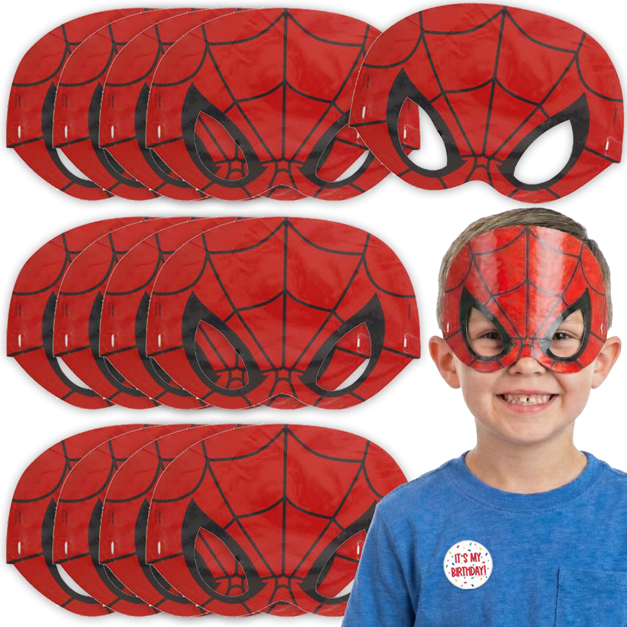 Unique Spiderman Party Favors and Birthday Decorations - Spider Man Masks - Officially Licensed