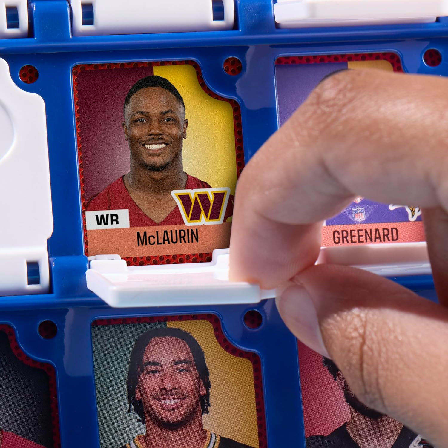 Guess Who? NFL Edition Board Game | Officially Licensed NFL Game for Kids and Families | Ages 6+ | 2 Players | 15 Mins. | Football Games