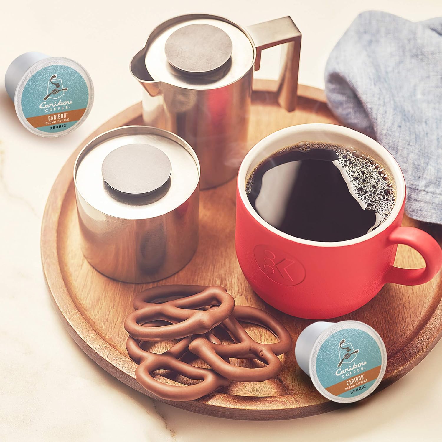 Caribou Coffee Caribou Blend Keurig Single-Serve K-Cup Pod, Medium Roast Coffee, 72 Count