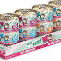 Weruva B.F.F. Play - Best Feline Friend Paté Lovers, Aw Yeah!, Pinky Promise Patés! Variety Pack, 2.8oz Can (Pack of 12)