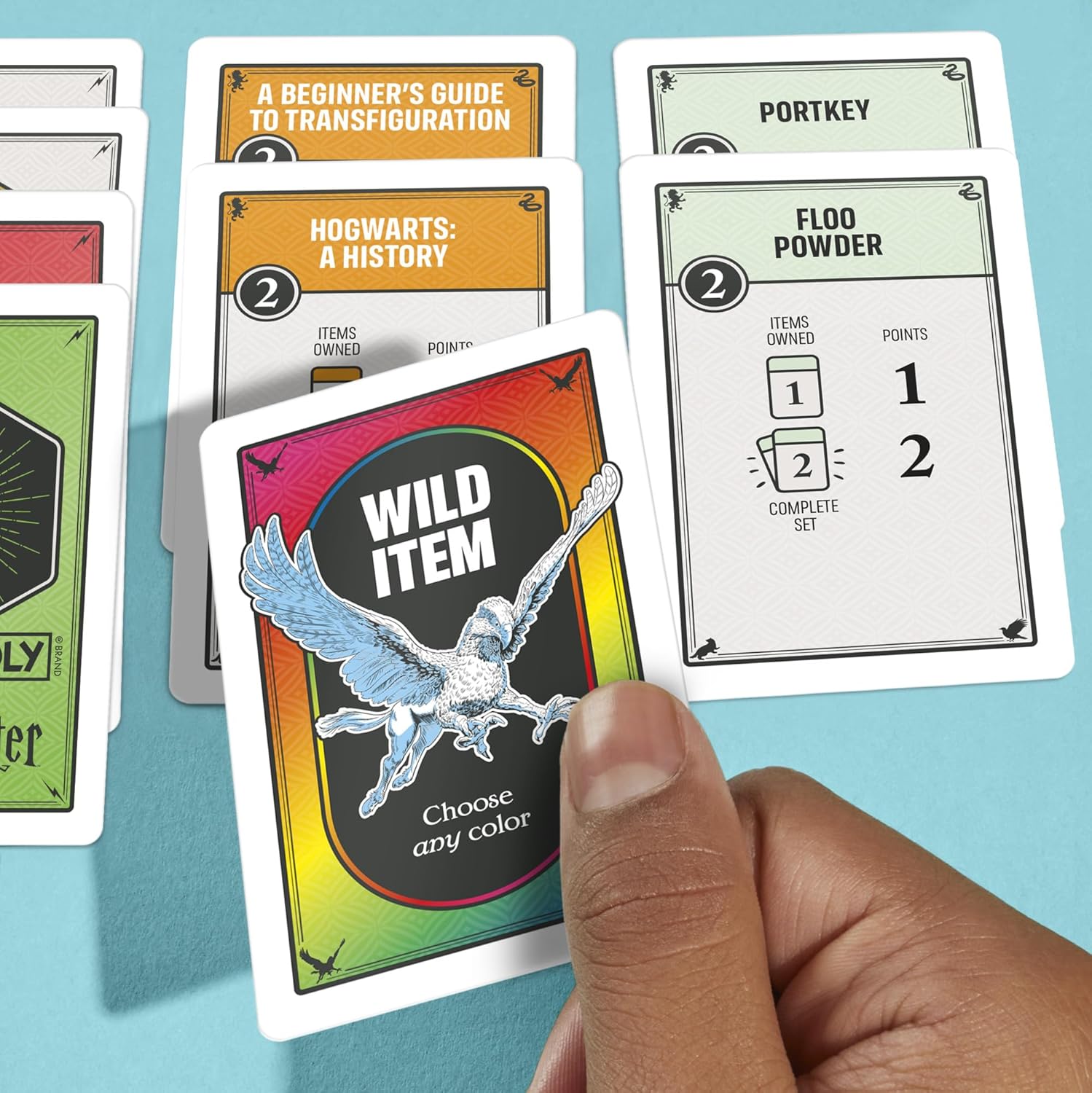 Monopoly Deal: Harry Potter Card Game | Family Games for Kids and Adults | Ages 8 and Up | 2 to 5 Players | 15 mins. | Travel Size | Christmas Stocking Stuffers