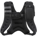 ZELUS Weighted Vest, 6lb/8lb/12lb/16lb/20lb/25lb/30lb Weight Vest with Reflective Stripe for Workout, Strength Training, Running, Fitness, Muscle Building, Weight Loss, Weightlifting