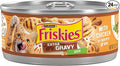 Purina Friskies Gravy Pate, Wet Cat Food Extra Gravy Pate With Chicken in Savory - (Pack of 24) 5.5 oz. Cans