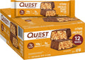 Quest Nutrition Crispy Chocolate Peanut Butter Hero Protein Bar, 18g Protein, 1g Sugar, 3g Net Carb, Gluten Free Protein Snack, Keto Friendly, 12 Count
