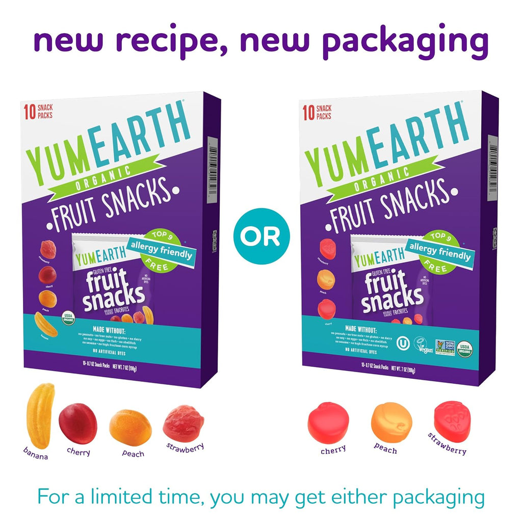 YumEarth Organic Fruit Snacks Box, 0.7 Ounce (Pack of 10)
