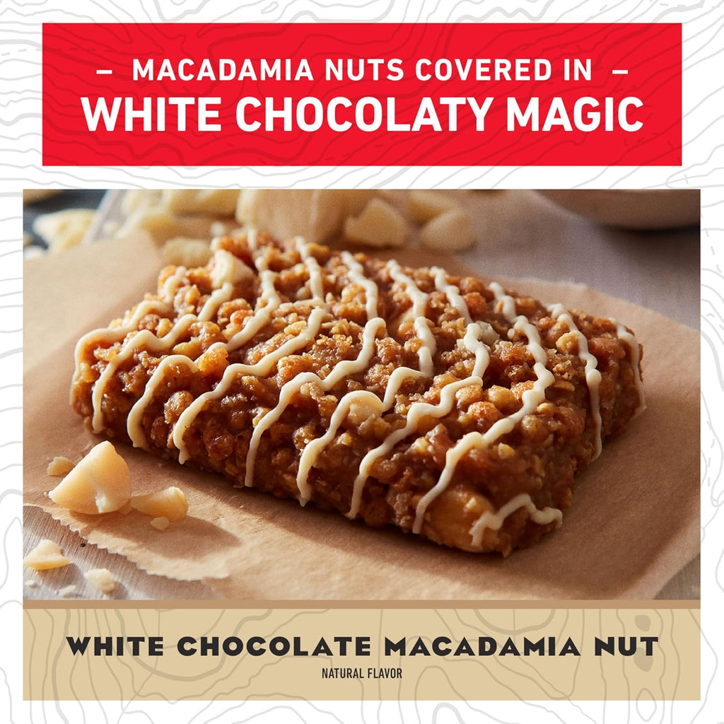 CLIF BAR - Energy Protein Bars - White Chocolate Macadamia Nut - Made with Organic Oats - Energy Bars - Non-GMO - (15 Pack)