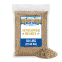 CountryMax Sunflower Coarse Kernels Hearts No Waste No Mess Bird Seed (50 Pounds)