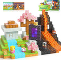 Magnetic Blocks - Build Mine Magnet World Magic Portal Set, Magnetic Tiles Building Blocks Toddler Toy STEM Sensory Outdoor Toys for 3+ Year Old Boys & Girls, Creative Kids Games Kids Toys 84PCS