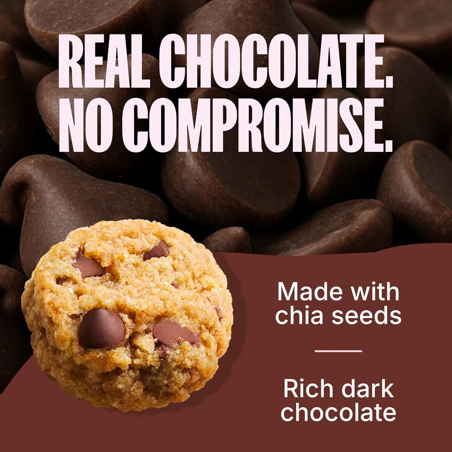 MadeGood Soft Baked Chocolate Chip Mini Cookies, Gluten Free & Safe For School Snacks, 30 Count