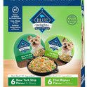 Blue Buffalo Delights Natural Adult Small Breed Wet Dog Food, Variety Pack, Made with Natural Ingredients, Filet Mignon & New York Strip Recipe in Hearty Gravy, 3.5-oz. Cups (12 Count, 6 of Each)