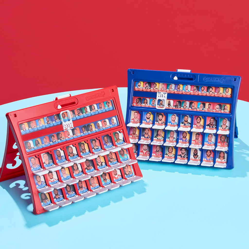 Guess Who? NFL Edition Board Game | Officially Licensed NFL Game for Kids and Families | Ages 6+ | 2 Players | 15 Mins. | Football Games
