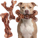 Kseroo 3-Pack Indestructible Dog Chew Toys for Aggressive Chewers: Bacon Flavored Rock-Hard Solid Nylon, Tough Dog Bones for Medium/Large Dogs 25-90lbs, Heavy Duty Dog Toys to Keep Them Busy, Brown-XL