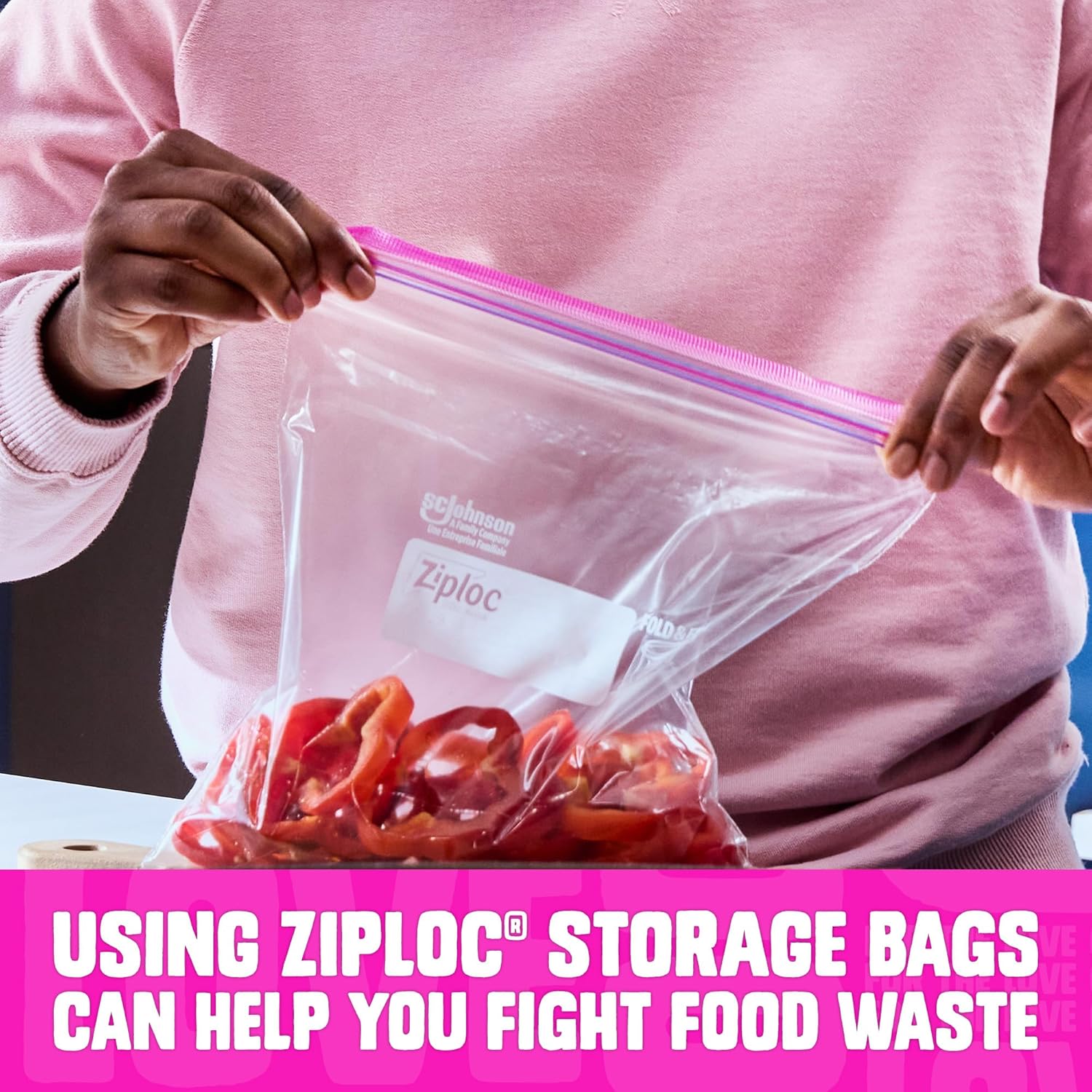 Ziploc Quart Food Storage Bags, Stay Open Design with Stand-Up Bottom, Easy to Fill, 136 Count