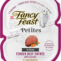 Purina Fancy Feast Petites Tender Beef Entree With Carrots in Gravy Gourmet Wet Cat Food - (Pack of 12) 2.8 oz. Tubs