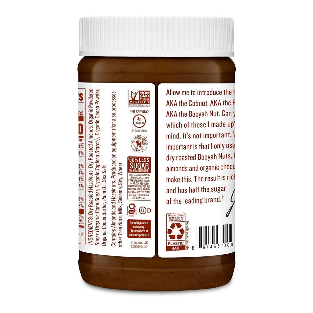 Justin's, Hazelnut Almond Butter Chocolate, 16 Ounce