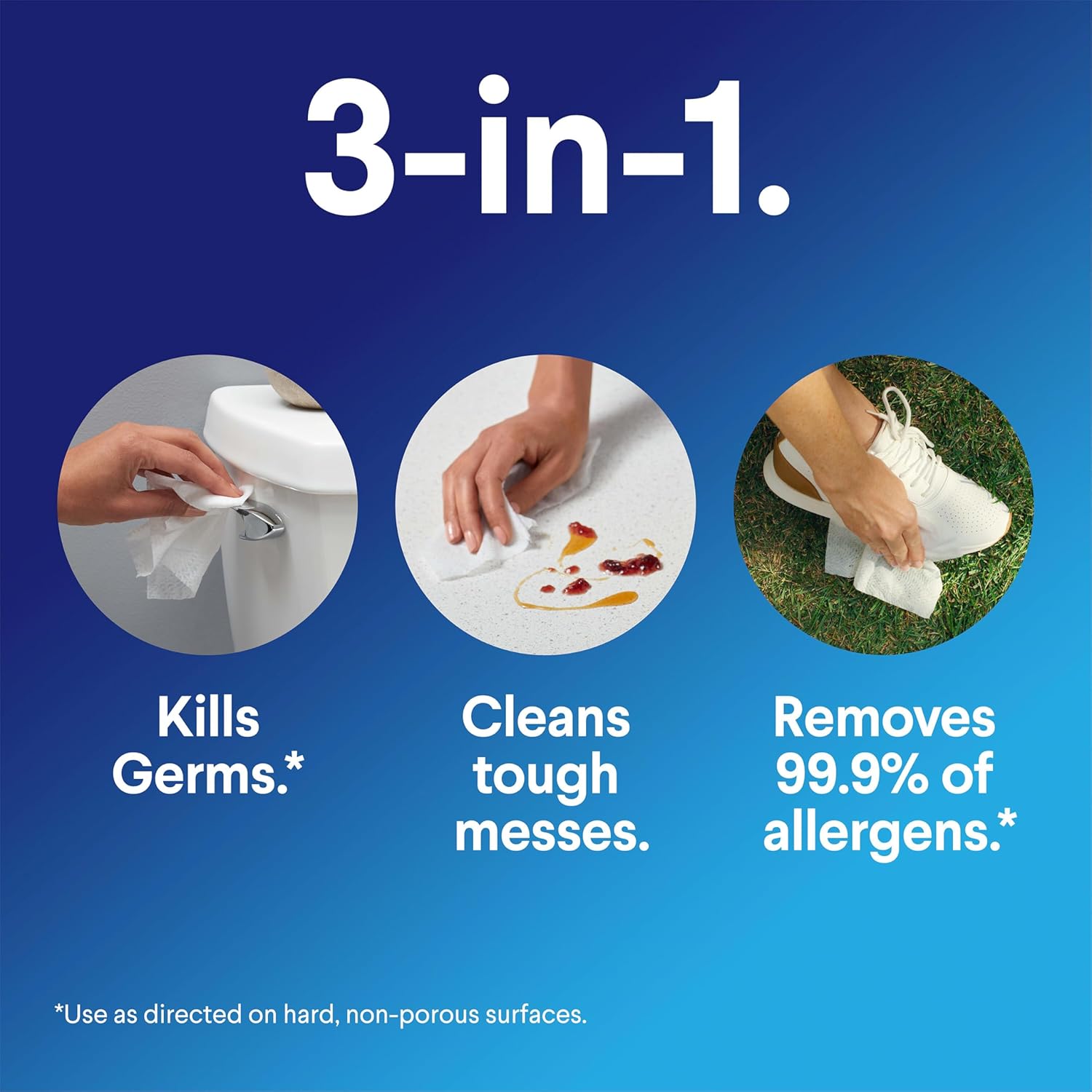 Clorox Disinfecting Wipes Flex Pack, Bleach Free, Fresh Scent, 75 Count, Pack of 3 (Pack May Vary)