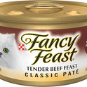 Purina Fancy Feast Tender Beef Feast Classic Grain Free Wet Cat Food Pate - (Pack of 24) 3 oz. Cans
