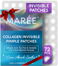 MAREE Pimple Patches for Face - Acne Clearing Device - Clear Acne Patches for Face - Invisible Hydrocolloid Patch Parches Para Acne Stickers Zit Dots - Cystic Zit Healing Blemish Pinple Covers