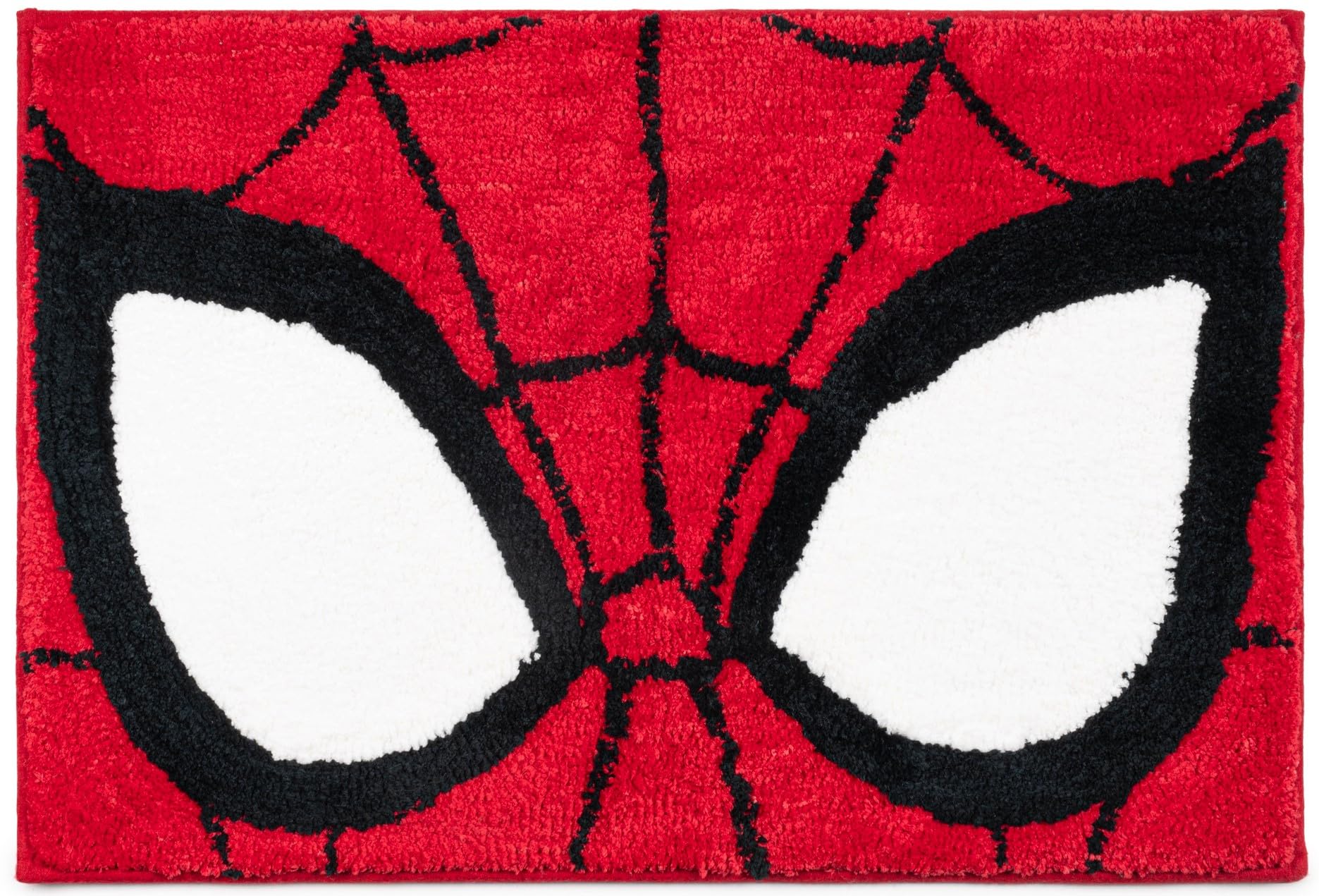 Jay Franco Marvel Spiderman Kids Bath Rug - Soft, Non-Slip, Machine Washable, Red Bathroom Mat 20 x 30